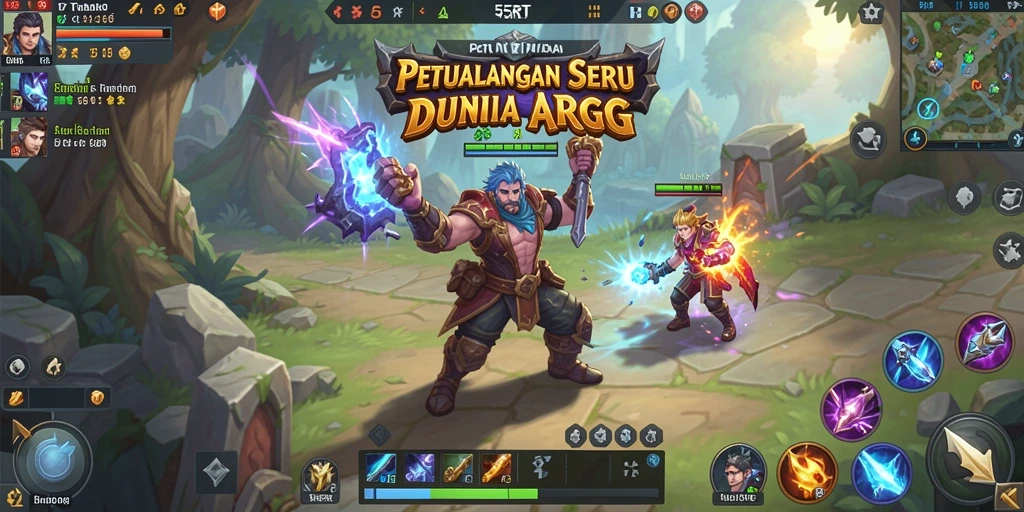 Tampilan gameplay 55RT yang seru dan mendebarkan.