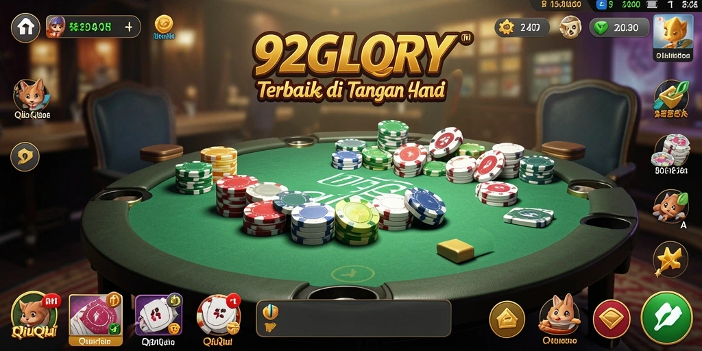 Tampilan gameplay QiuQiu yang seru dan interaktif.