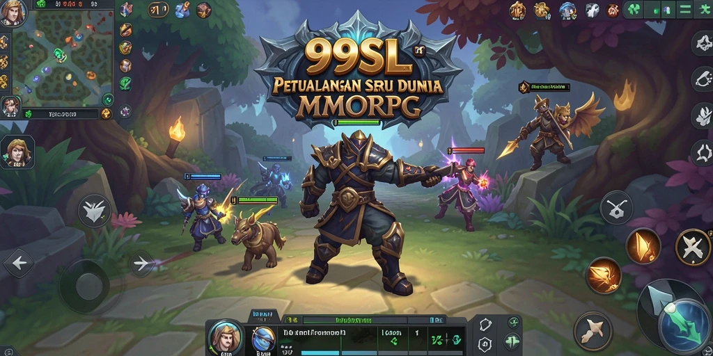 Tampilan gameplay seru dalam dunia MMORPG 99SL.