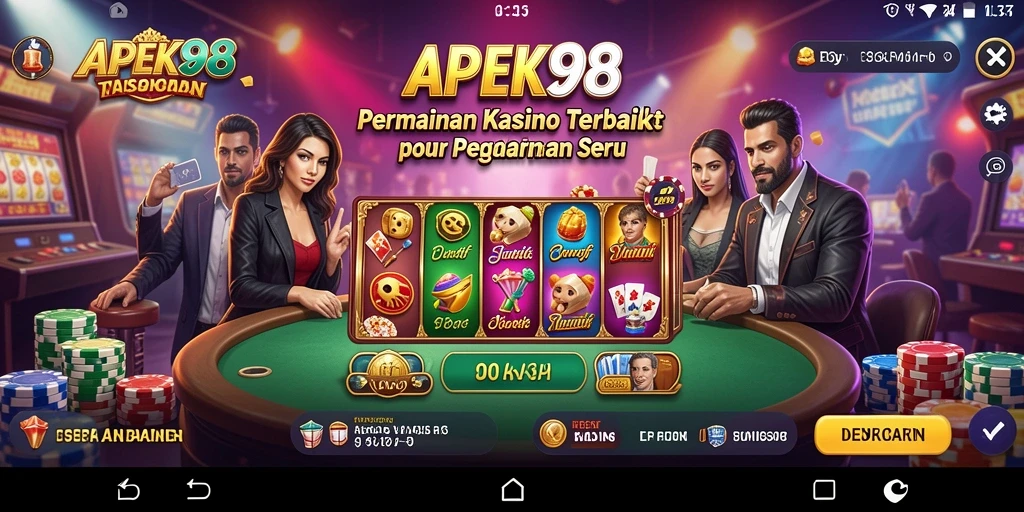 Screenshot APEK88 menampilkan tampilan permainan kasino yang seru dan interaktif.