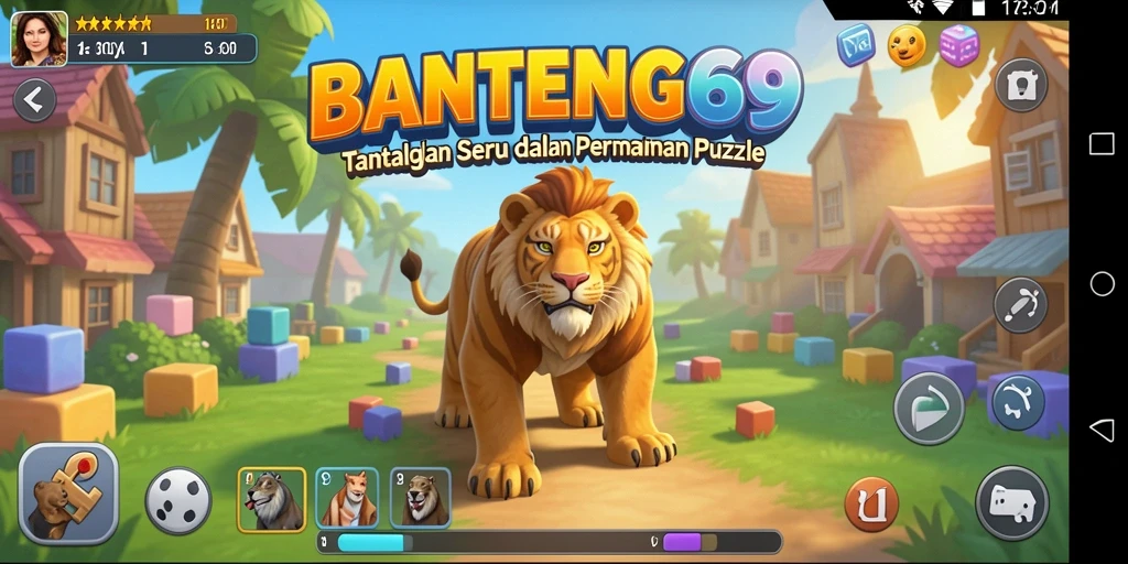 Tampilan gameplay seru dari BANTENG69 dengan berbagai teka-teki menantang.