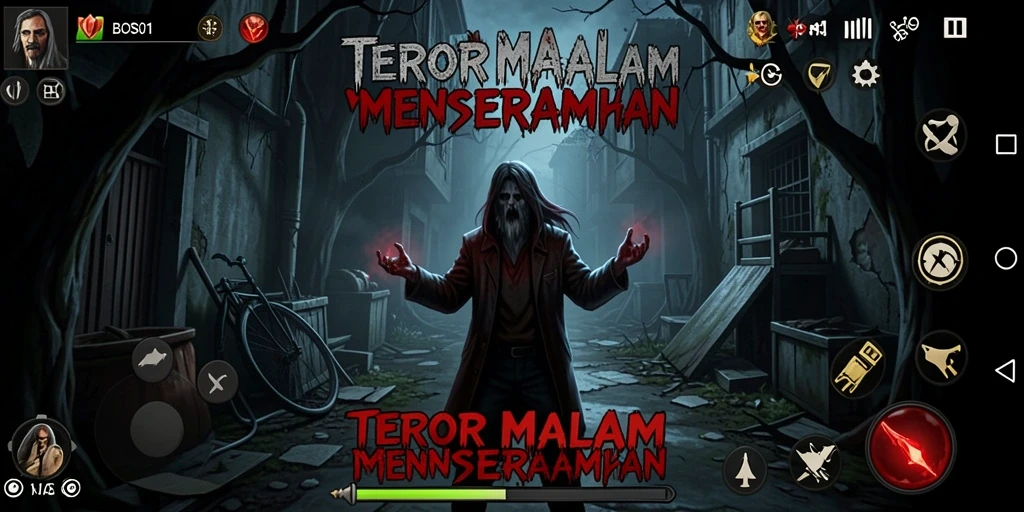 Tampilan gameplay menyeramkan penuh ketegangan.