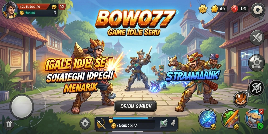 Screenshot gameplay BOWO77 dengan karakter karakter menakjubkan.