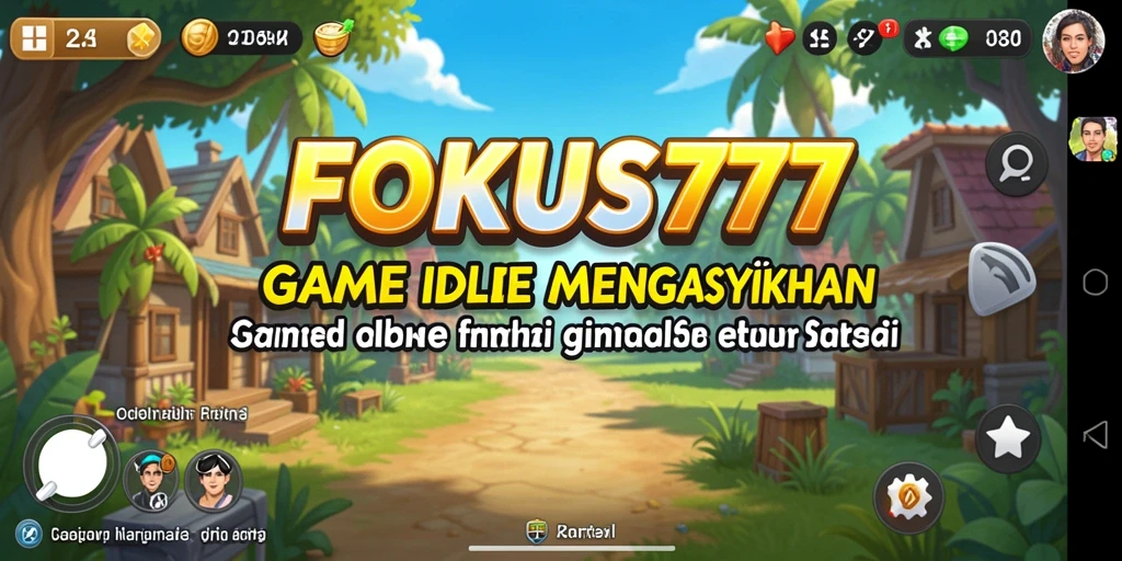 Tampilan gameplay menarik dan menenangkan dari FOKUS777.