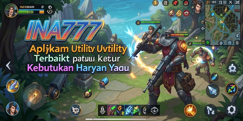 Tangkapan layar utama INA777 menunjukkan antarmuka aplikasi yang ramah pengguna.