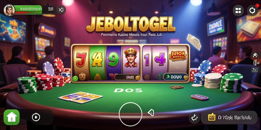 Screenshot JEBOLTOGEL menampilkan gameplay kasino yang menegangkan.
