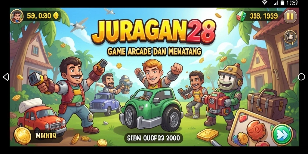 Tampilan screenshot JURAGAN28 dengan aksi gameplay Arcade yang seru.