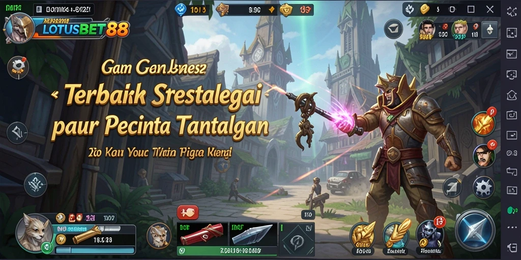 Tampilan gameplay menarik dari LOTUSBET88 dengan elemen strategi.