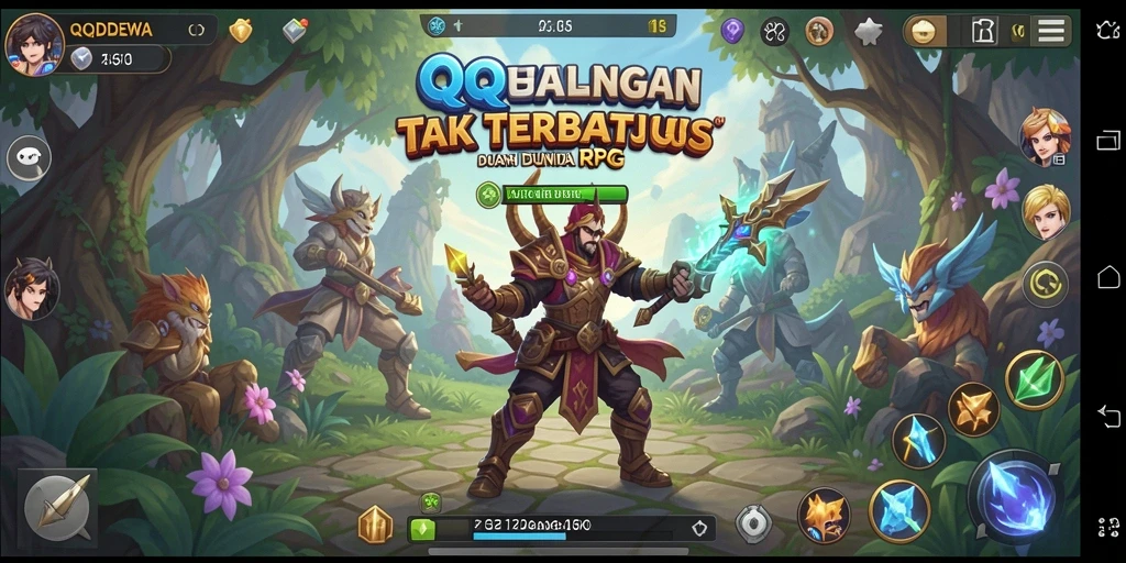 Tampilan gameplay <strong>QQDEWA</strong> yang memukau dengan aksi seru dan karakter yang beragam.