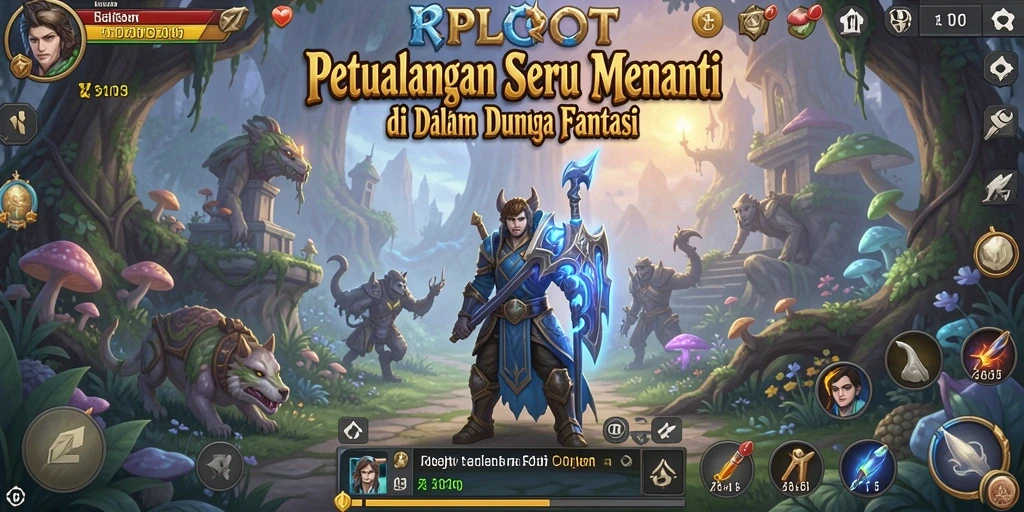 Gameplay RPLOOT yang menawan dengan petualangan yang seru.