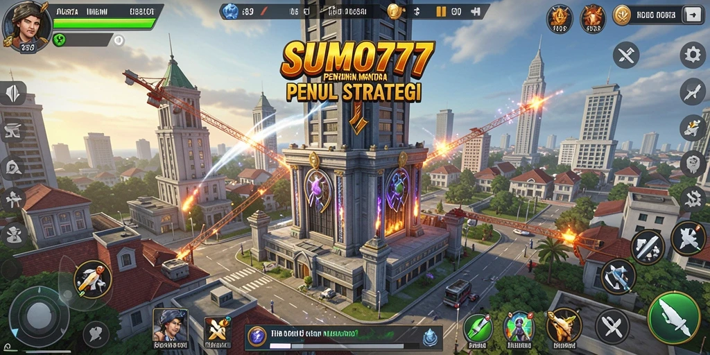 Gameplay Tower Defense menarik dan penuh aksi di SUMO777.