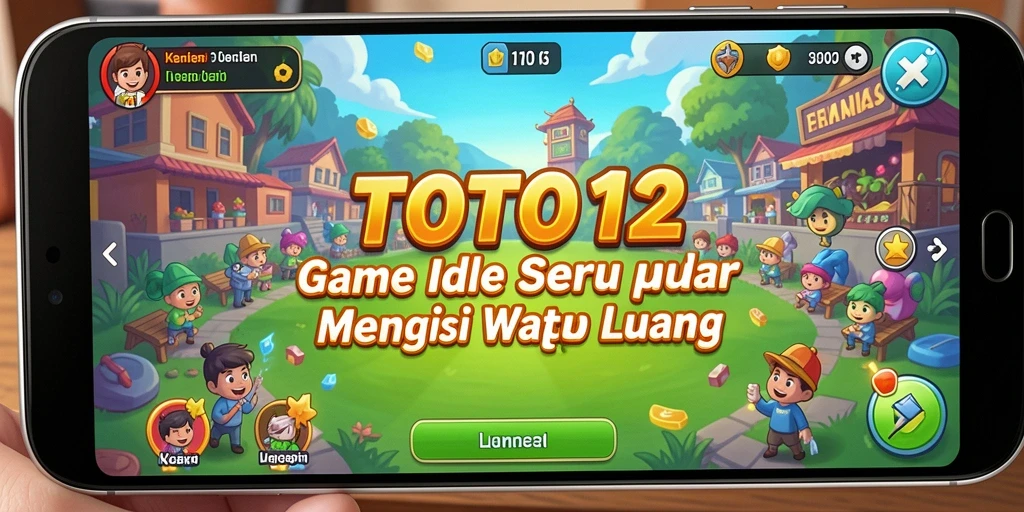 Screenshot gameplay TOTO12 menampilkan karakter yang bekerja secara otomatis.